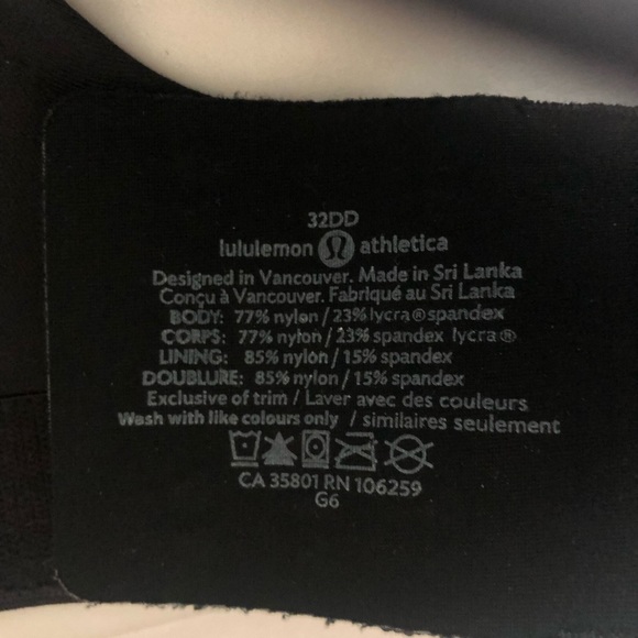 32DD Lululemon Athletica Intimates & Sleepwear Lululemon Booby Bracer Bra - Picture 5 of 16